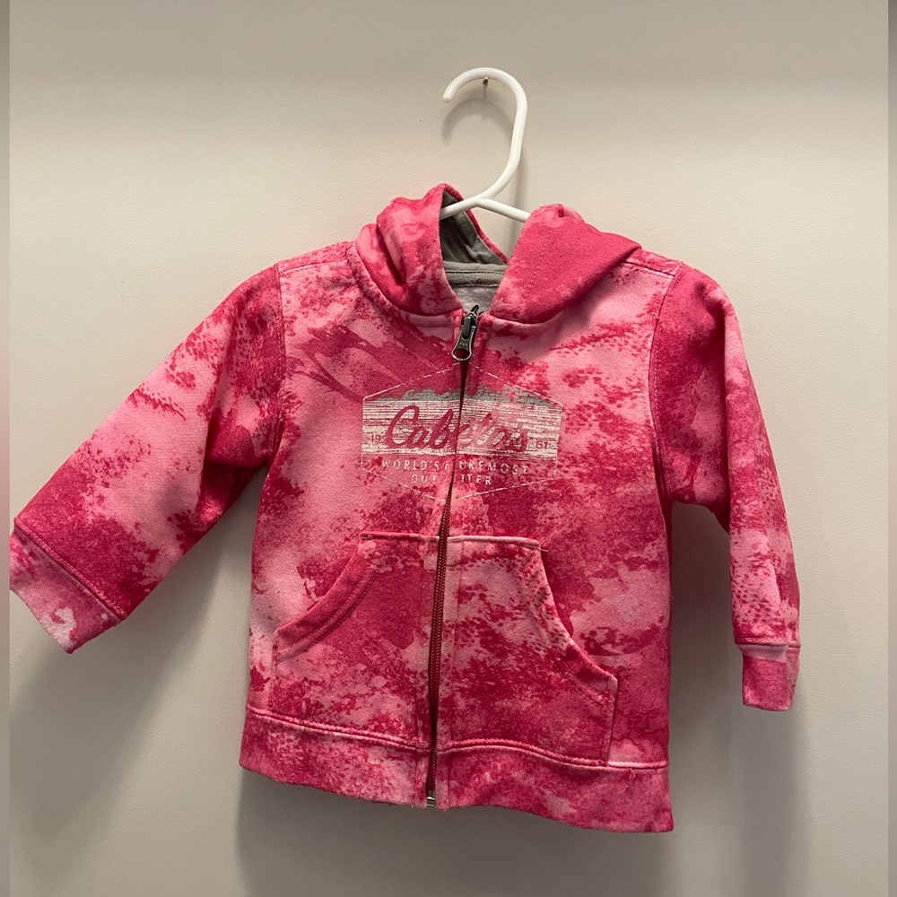 Cabelas pink camo baby jacket 12-18months